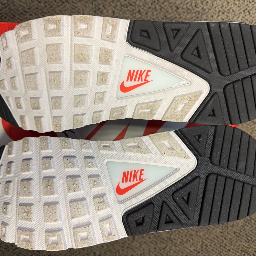 Nike Air Max Command White Black Max Orange - White Sneakers - Picture 5 of 5